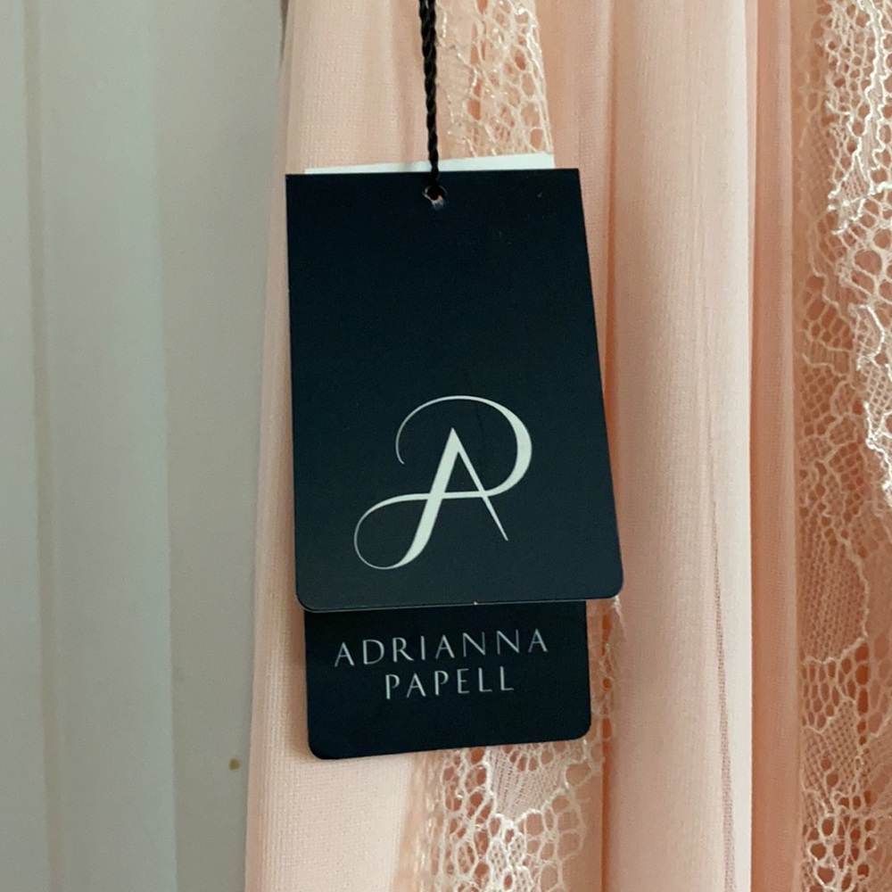 Formal Dress by Adrianna Papell Lace Tulle Ruffle Gown (Final Price) NWT - Picture 10 of 16